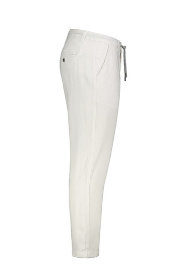 Eight2Nine Linen Blend Παντελόνι λευκό