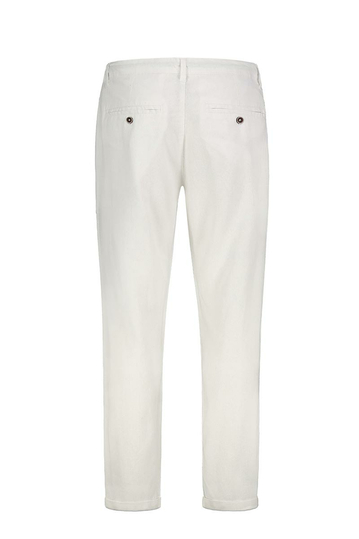 Eight2Nine Linen Blend Παντελόνι λευκό