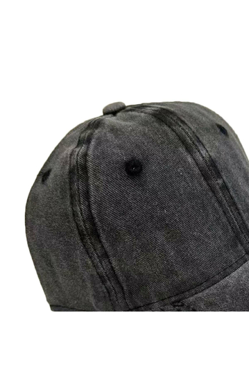 Baseball Cap Washed Black