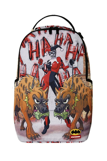 Sprayground Harley Quinn With Hyenas Backpack