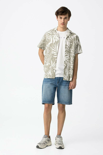 Tiffosi Relaxed Fit Denim Shorts Medium Blue