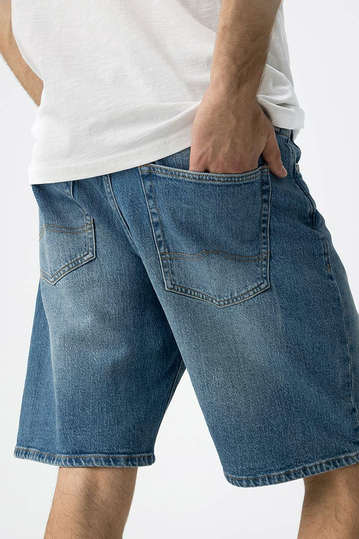 Tiffosi Relaxed Fit Denim Shorts Medium Blue