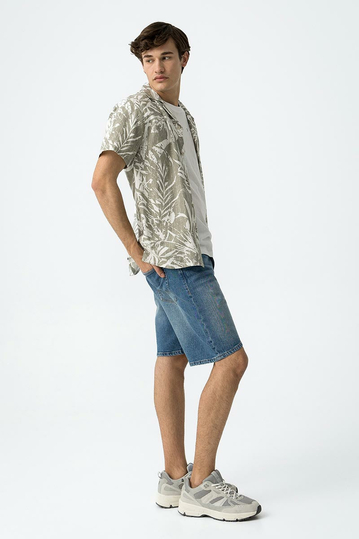 Tiffosi Relaxed Fit Denim Shorts Medium Blue