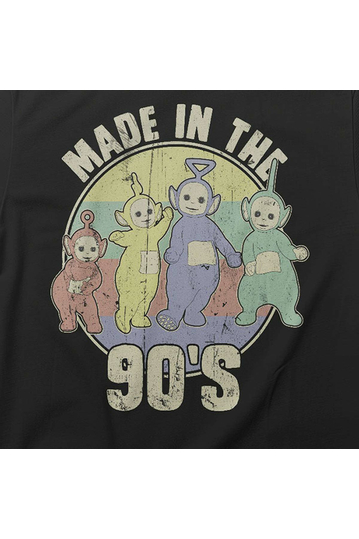 Teletubbies Made In The 90's T-Shirt Black