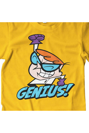 Dexter The Genius T-Shirt Gold