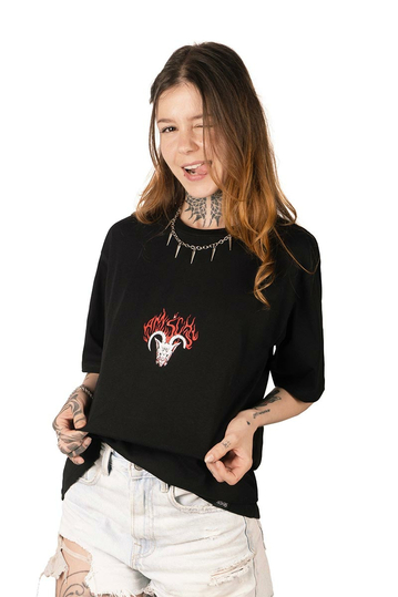 American Socks Unisex T-shirt Diablo Black