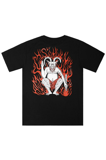 American Socks Unisex T-shirt Diablo Black