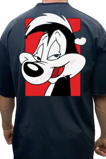 Bigbong Oversize T-shirt Pepe Le Pew Black