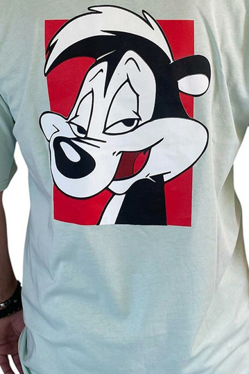Bigbong Oversize T-shirt Pepe Le Pew Mint