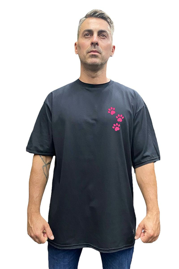Bigbong Oversize T-shirt Pink Panther Black