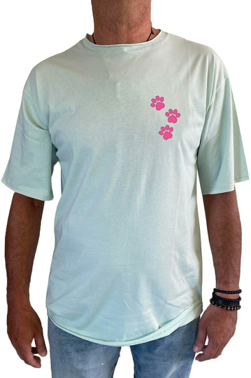 Bigbong Oversize T-shirt Pink Panther Mint