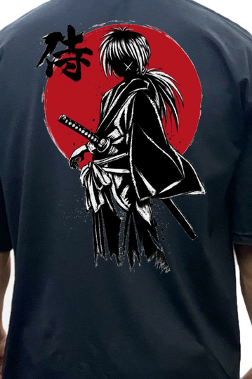 Bigbong Oversize T-shirt Himura Kenshin Black
