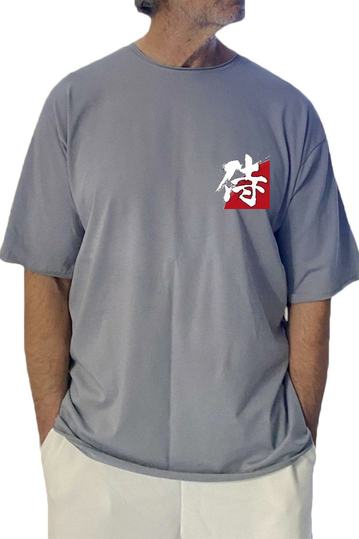 Bigbong Oversize T-shirt Himura Kenshin Grey