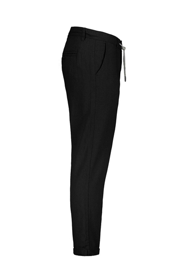 Eight2Nine Linen Blend Παντελόνι μαύρο