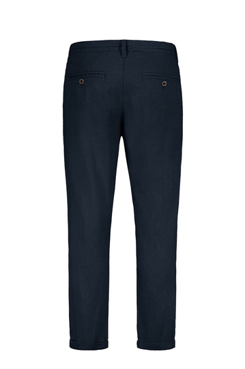 Eight2Nine Linen Blend Παντελόνι μπλε