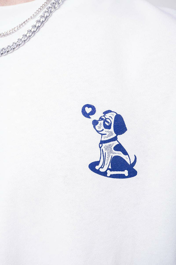 Kaotiko Doing Nothing Organic Cotton T-Shirt White