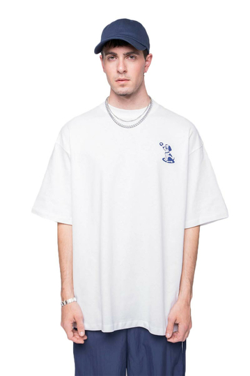 Kaotiko Doing Nothing Organic Cotton T-Shirt White