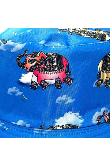 Reversible Bucket Hat Flying Elephant