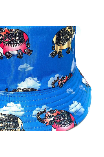 Reversible Bucket Hat Flying Elephant