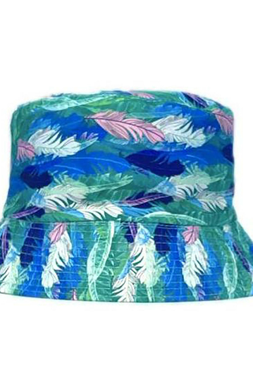 Reversible Bucket Hat Feather Blue