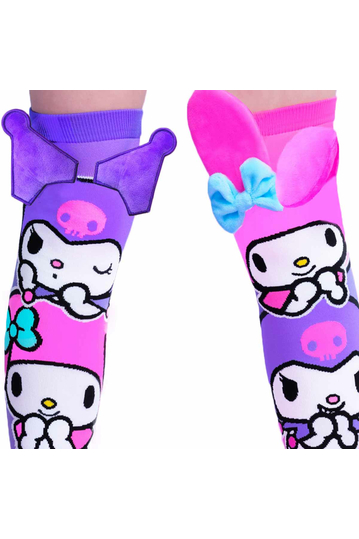 Madmia Kuromi & My Melody High Socks