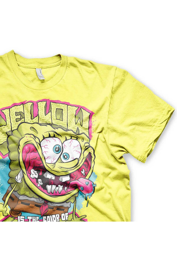 Spongebob T-Shirt - Yellow Is The Color Of Happiness Yellow