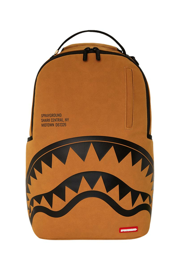 Sprayground Shark Central Faux Suede Backpack