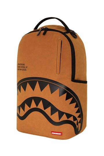 Sprayground Shark Central Faux Suede Backpack