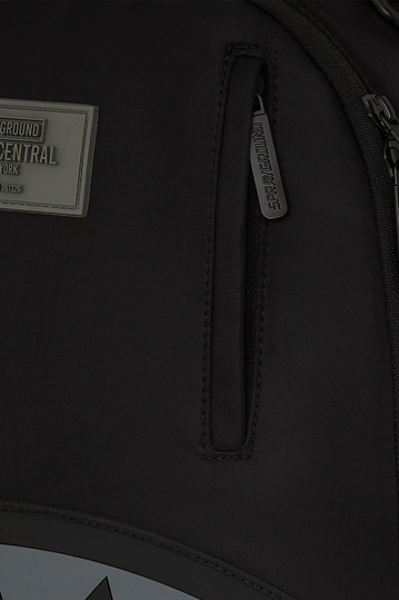 Sprayground Shark Central Nylon Black Backpack
