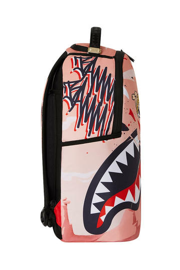 Sprayground Flintstones Bamm Bamm Destroying Shark Backpack