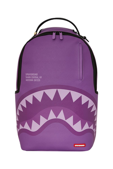 Sprayground Shark Central Purple Backpack