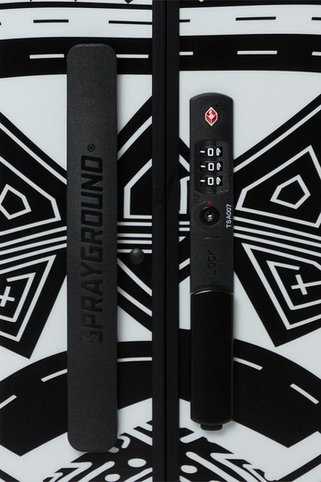 Sprayground African Intelligence The Skyhawk Hardshell Carry-on Luggage