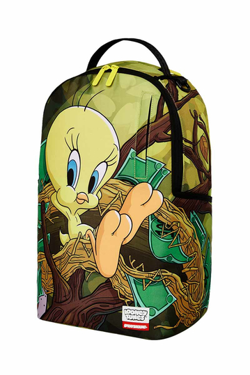 Sprayground Looney Tunes Tweety Money Nest Shark Backpack