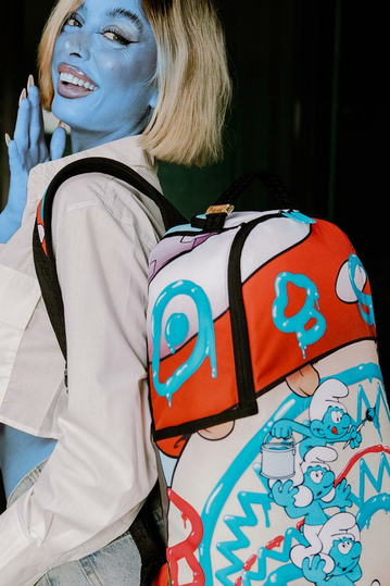 Sprayground Smurfs Art Party Backpack