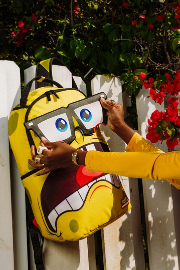 Sprayground Spongebob Removable Eyes Backpack