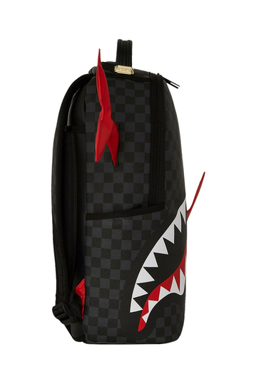 Sprayground Shark Smashed Through Backpack