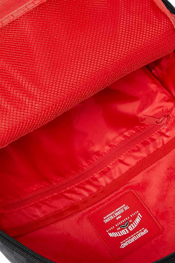 Sprayground Shark Smashed Through Backpack