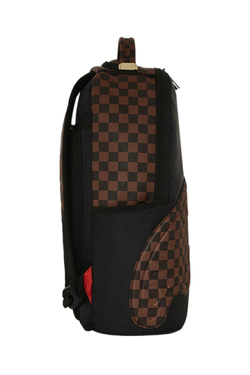 Sprayground The Hero Black Brown Check Backpack