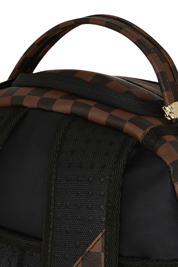 Sprayground The Hero Black Brown Check Backpack