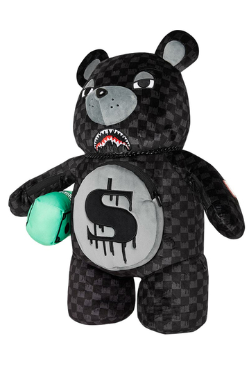 Sprayground Dripping Sharks In Paris Bear Backpack