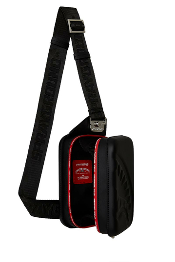 Sprayground The Hero Printed Zipper Hard-Shell Crossbody Bag