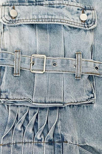 Women's Cargo Jeans Blue