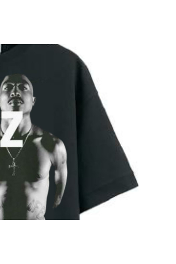 Amplified Oversized T-shirt Tupac All Eyes On Me Black