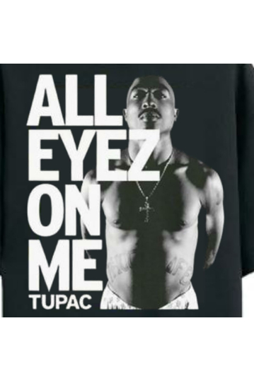 Amplified Oversized T-shirt Tupac All Eyes On Me Black