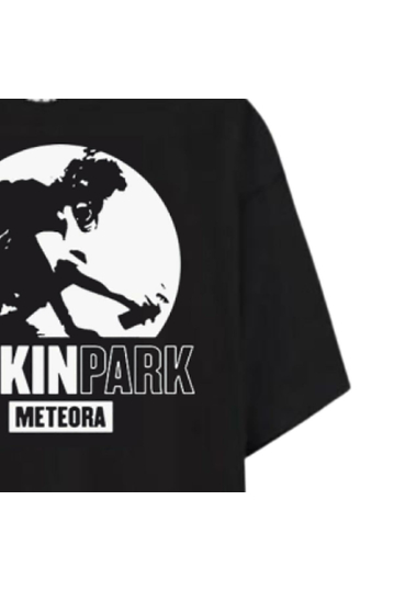 Amplified Oversized T-shirt Linkin Park Meteora Moon Black