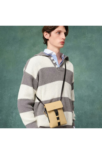 Gaston Luga Spläsh Mini Crossbody Bag Waterproof Latte