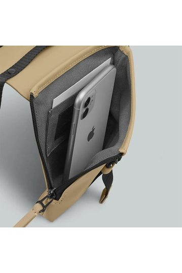 Gaston Luga Spläsh Mini Crossbody Bag Waterproof Latte