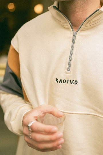 Kaotiko Arthur Sweatshirt Bone/Hazelnut