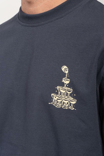 Kaotiko T-shirt Let's Celebrate Navy