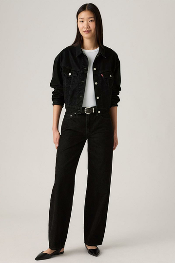 Levi's® Baggy Dad Women's Jeans Black Flat Finish